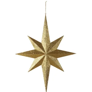 Weihnachtssterne^DecoWoerner XXL Deko Stern 80 Cm gold