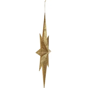 Weihnachtssterne^DecoWoerner XXL Deko Stern 80 Cm gold