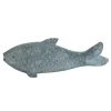 Sommerdeko^DecoWoerner XXL Deko-Fisch Deko-Objekt 48 X 13 X 17 Cm blau