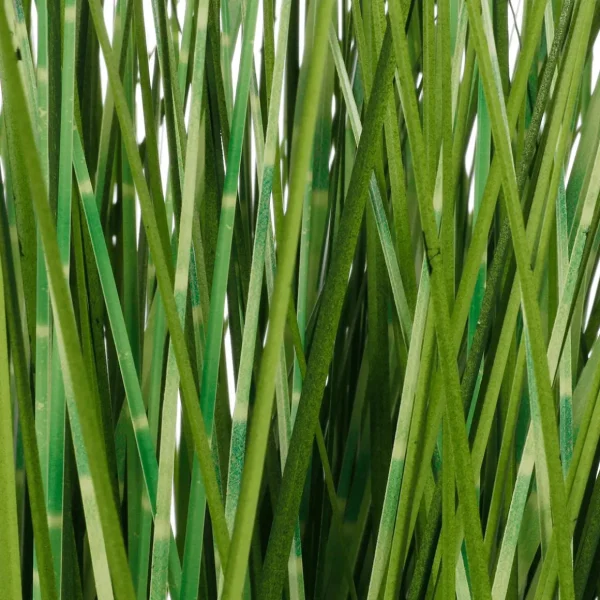 Dekogras^DecoWoerner XXL Deko-Tigergras Im Weißen Topf 120 Cm grün