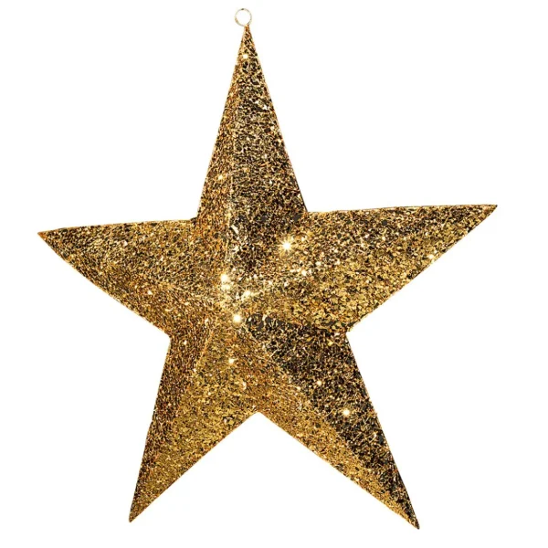 Xxl Weihnachtsdeko | Weihnachtssterne^DecoWoerner XXL Metall-Deko-Stern, , 150 Cm Ø gold