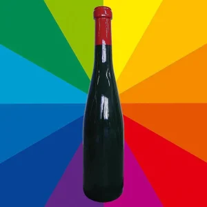 Herbstdeko^DecoWoerner XXL Weinflasche Attrappe 170 Cm Hoch, Wunschfarbe