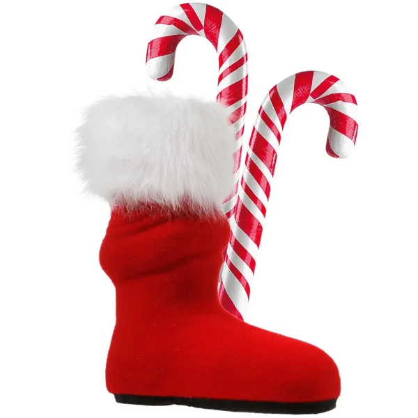 Weihnachtsfiguren^DecoWoerner XXL Zuckerstange Lebensmittel-Attrappe 60 Cm rot