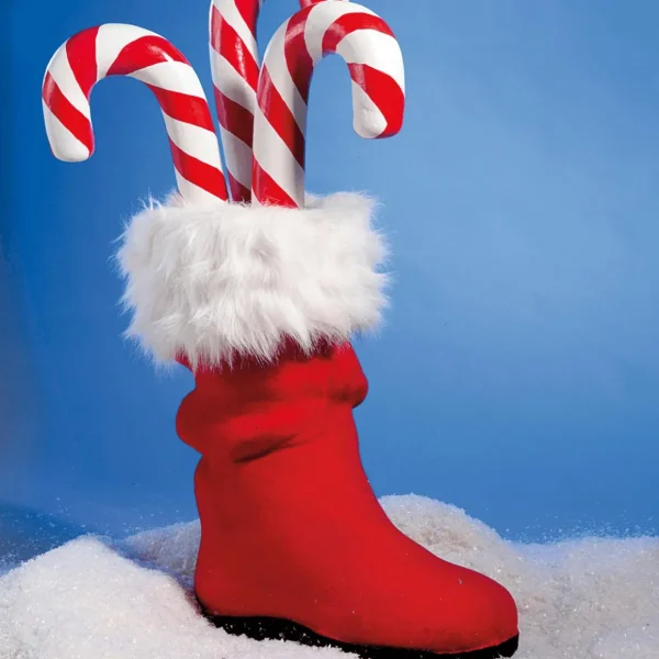 Weihnachtsfiguren^DecoWoerner XXL Zuckerstange Lebensmittel-Attrappe 60 Cm rot