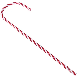 Weihnachtsfiguren^DecoWoerner XXL Zuckerstangen Lebensmittel-Attrappe 5 Stück 40 Cm rot
