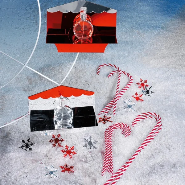 Weihnachtsfiguren^DecoWoerner XXL Zuckerstangen Lebensmittel-Attrappe 5 Stück 40 Cm rot