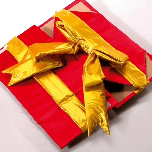 Xxl Weihnachtsdeko^DecoWoerner XXL-Geschenkbox Für Innen 3tlg. Rot mehrfarbig