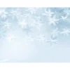 Xxl-Banner | Winterdeko^DecoWoerner XXL-Planenbanner "Eisblumen" Aus Schwer Entflammbarer LKW-Plane 250 X 330 Cm