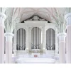 Xxl-Banner | Themen-Deko^DecoWoerner XXL-Planenbanner "Orgel" Aus Schwer Entflammbarer LKW-Plane 250 X 330 Cm weiß