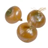 Gemüse & Kräuter^DecoWoerner Zwiebel Lebensmittel-Attrappe, Pack à 3 Stück braun